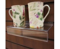 Shelf with branding holder Malta, Slat Wall Plastic Accessories Malta, Mgarr Farms Malta