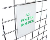 Grid Panel A5 Sign Holder portrait Malta, Grid Panel Accessories Malta, Mgarr Farms Malta