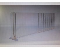 OVL Univ. Acrylic Shelf Divider 385mm Malta, Shelf Accessories Malta, Mgarr Farms Malta